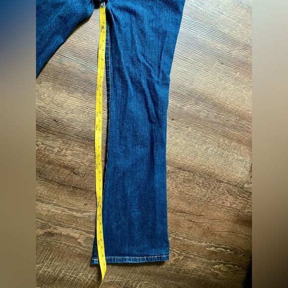 BABY PHAT vintage Y2K Dark Blue flare jeans juniors denim silver label sz 11 EUC - Picture 15 of 16